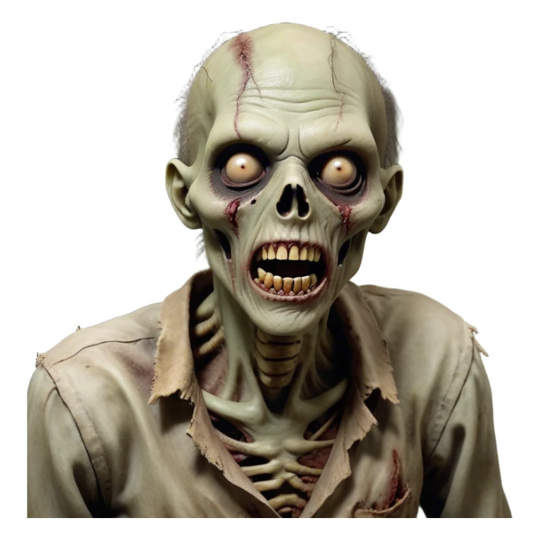 Cinematic Realistic WoW undead friendly zombie Portrait, head tilted dramatically with an exaggeratedly amused expression, blending grim determination with a touch of sardonic humor. His withered pallid skin and weathered, muted attire are rendered with lifelike detail and dynamic lighting, high shine, dramatic yet whimsical, capturing an undead friendly zombie whose epic defiance is matched by an irreverent smirk. sticker