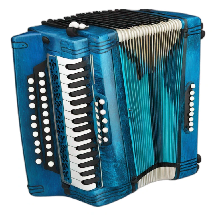 Erlandskian Blue Terminian bayan Accordion Instrument sticker
