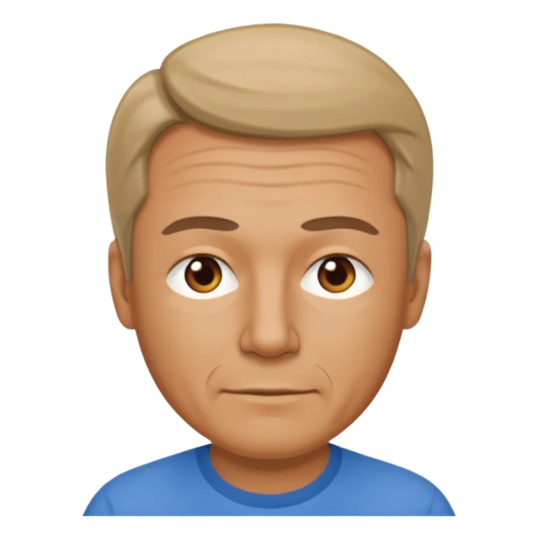 hombre de mediana edad sticker