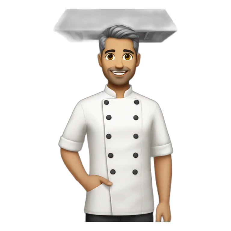 ottolenghi chef outfit shoulders sticker