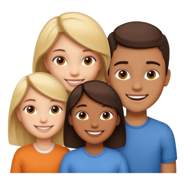 2 girls and a boy sticker