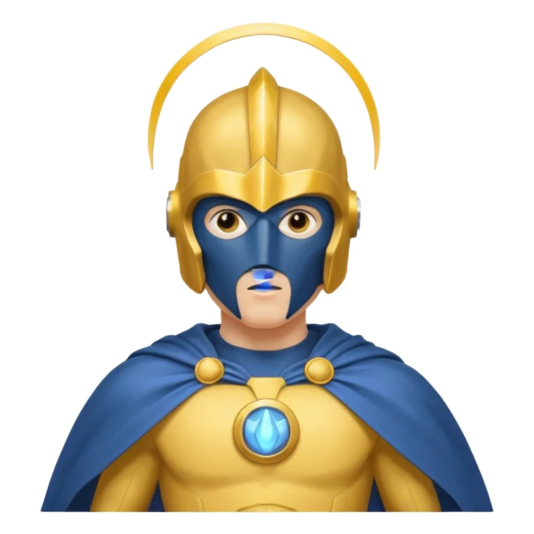 doctor fate with cape and helmet sticker