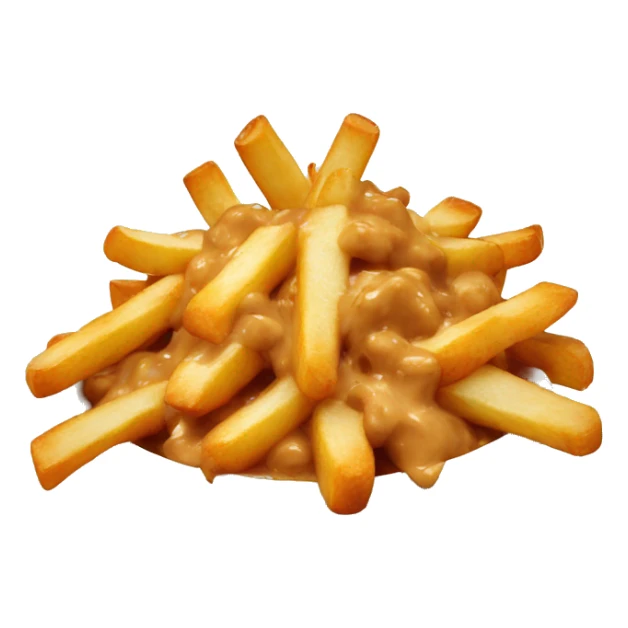 Poutine qui mange une poutine sticker