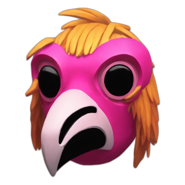 hotline Miami cock mask sticker
