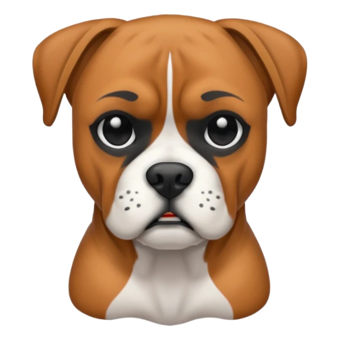 Boxer dog sticker