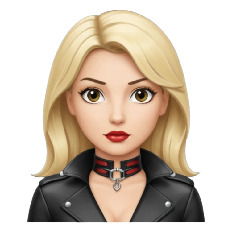  One Dominatrix with blonde hair sticker