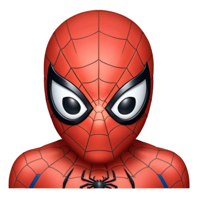Make me a emoji of Spider-Man’s head sticker