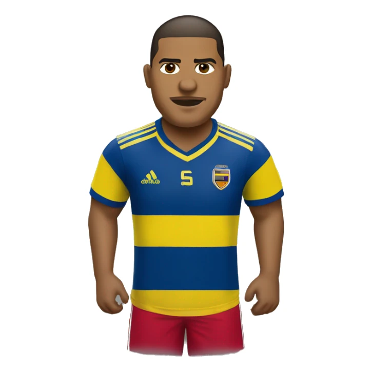 Salomon rondon con la playera de colombia sticker