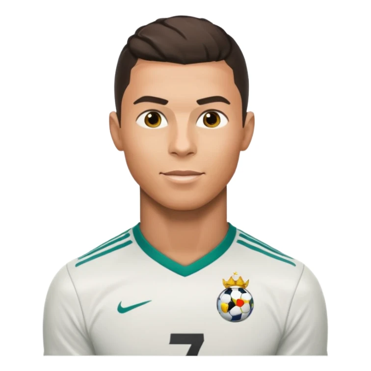 Cristiano Ronaldo football emojis sticker
