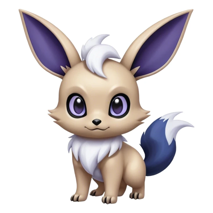 Cool Cute Kawaii Noibat-Eevee-Absol-Eevee-Pokemon Full Body sticker