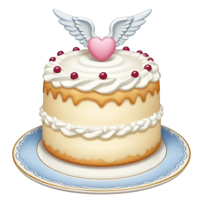 Angel cake dessert luxury  sticker