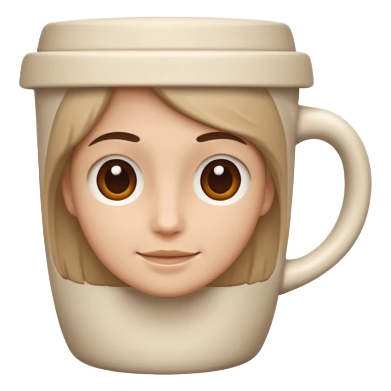 less details on the face, maybe a mix of the cup with 🙂 sticker