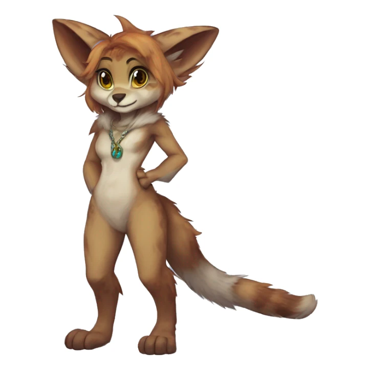  anthro vernid full body furry fursona LiLaiRa sticker