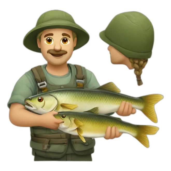 Belarussian fishing club sticker