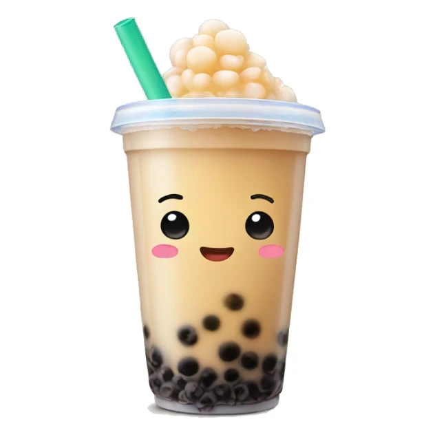 Bubble tea sticker