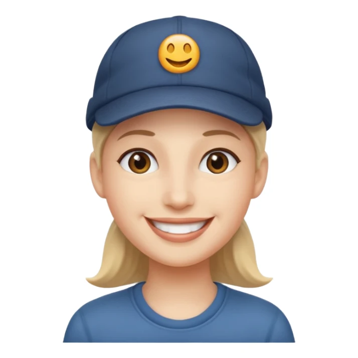 👌😁🧢 Combine these emojis and please, no body, just the head. sticker