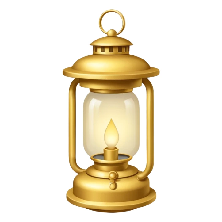 Lanterna flutuante pequena, de papel translúcido, formato retangular/cilíndrico alongado, aberta em cima e embaixo, com luz dourada suave interna, sem alça, sem metal, sem decoração. sticker