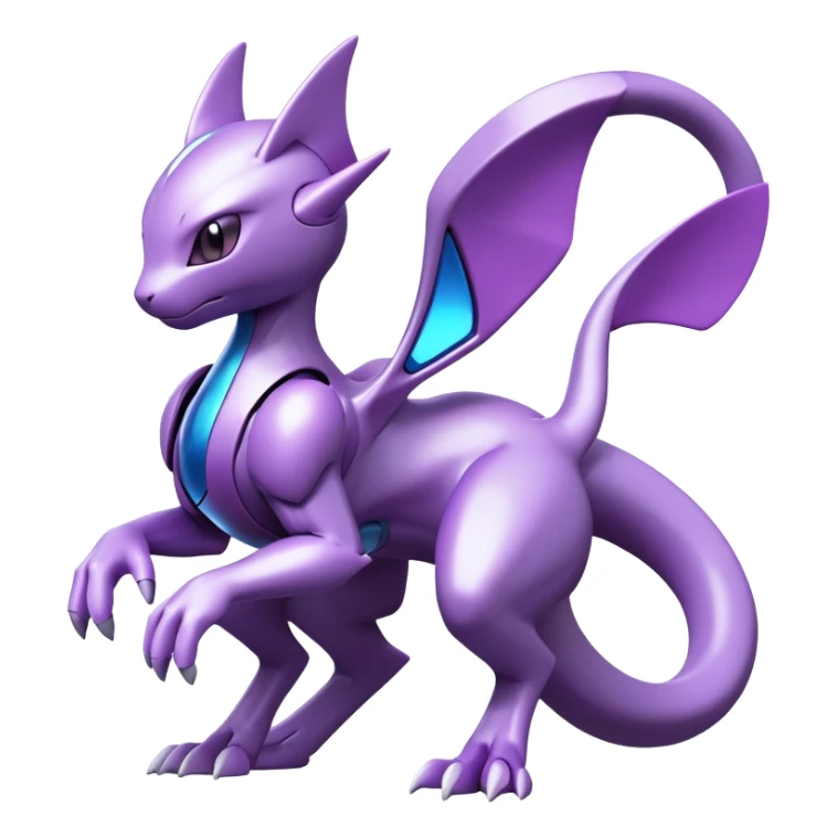 Mewtwo-Palkia-Genesect-Pokémon-Fakémon-hybrid-creature sticker