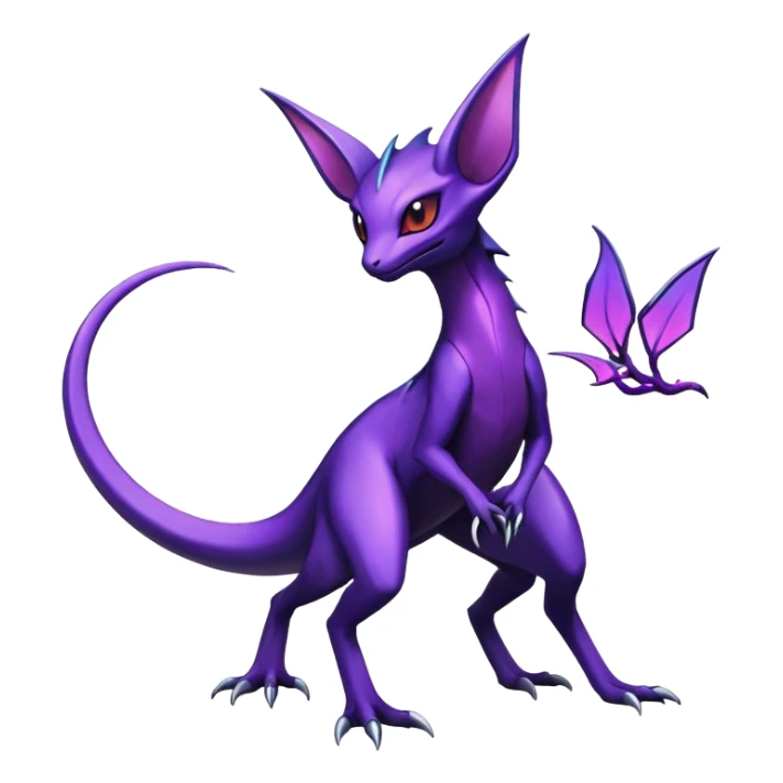 Shiny Salandit-Noivern-Espeon-Hybrid (Full body) sticker