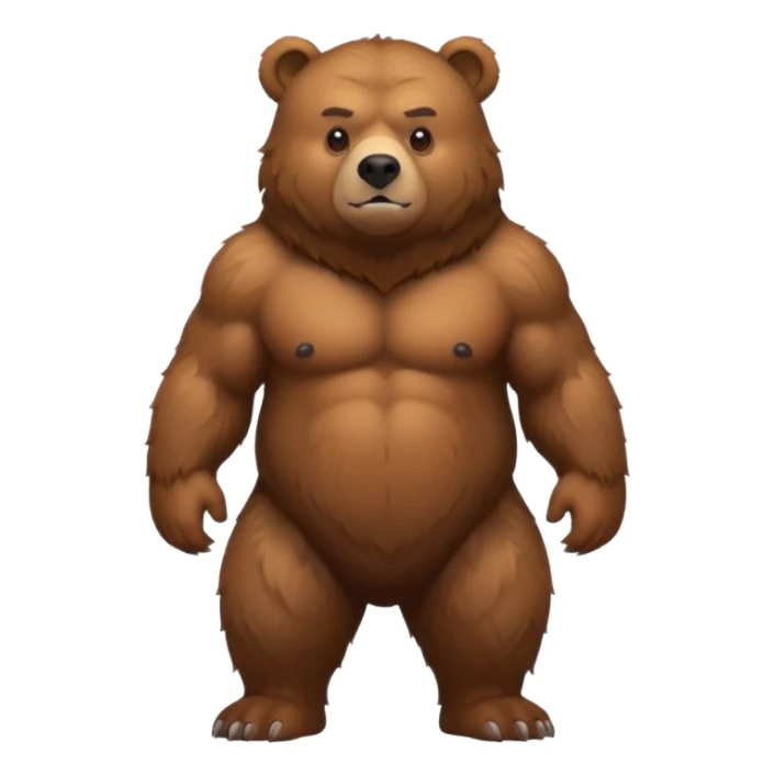 Urso mal sticker