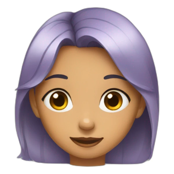 A girl with puppy eyes  sticker