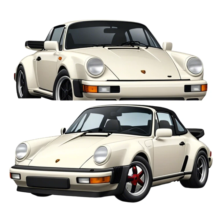 Gmodel 1982 porsche targa turbo in black sticker