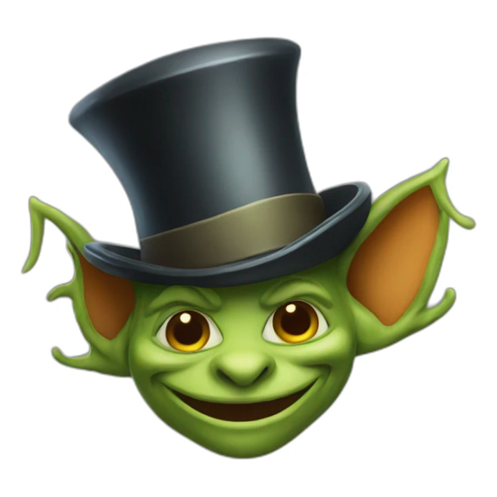 goblin top hat sticker