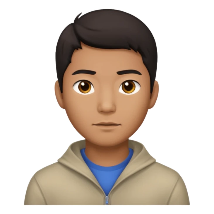 1000's Asian male sticker