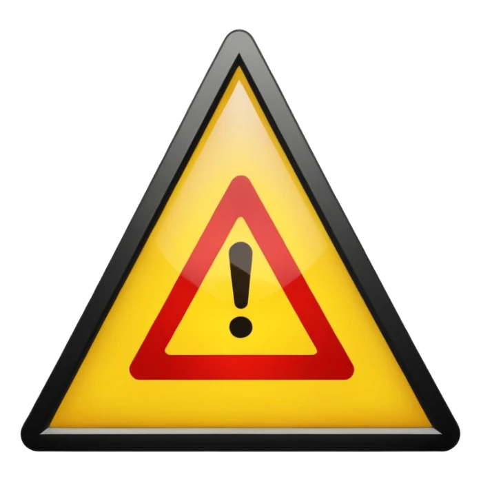 Warnschild (achtung) und unterbezahlt b sticker