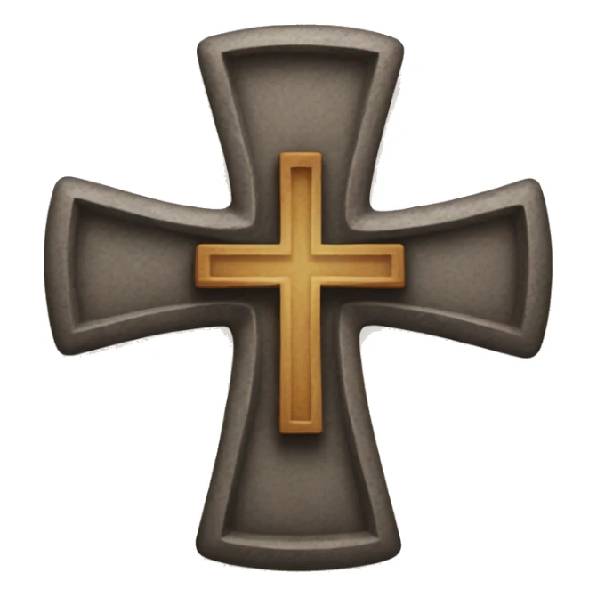 Generate an armenian christian cross sticker