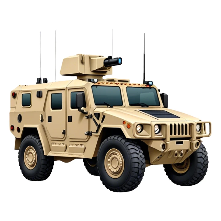Joint Light Tactical Vehicle (JLTV) - Oshkosh (sand colour) sticker