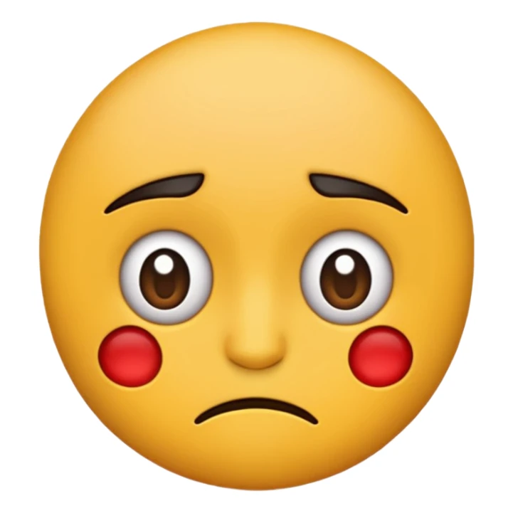 Not mad just disappointed emoji sticker