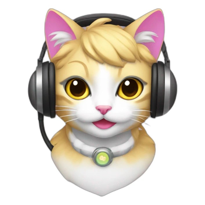gay femboy radio cat sticker