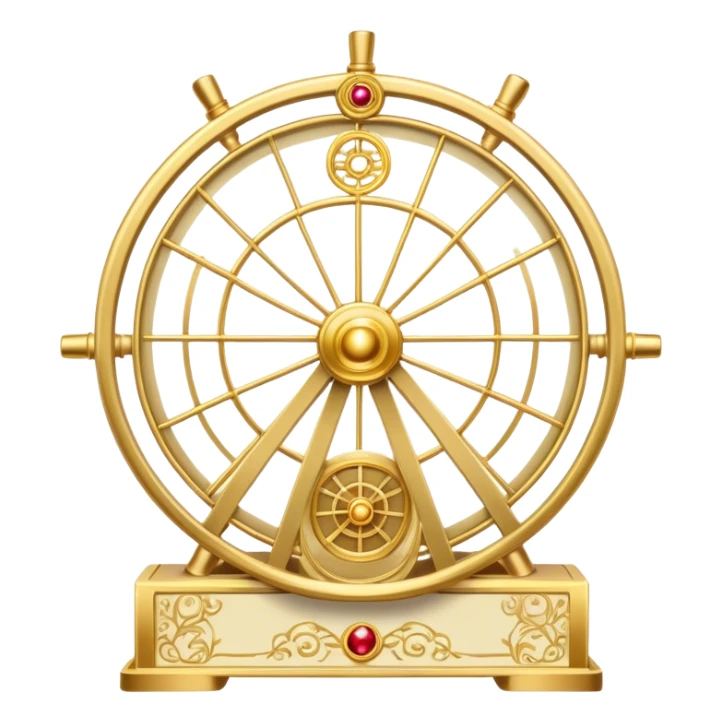 The fortune wheel Tarot Card sticker