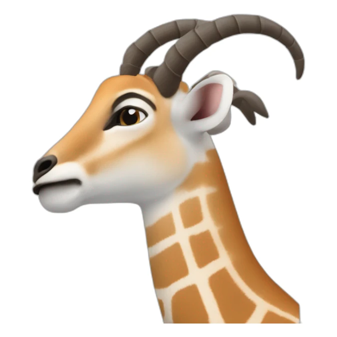 contraction musculaire chez un gazelle sticker