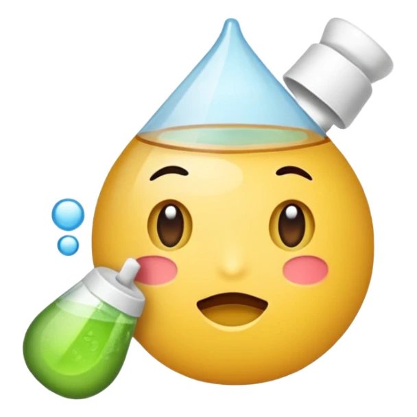 Erstelle ein einfaches Emoji, das einen Stomabeutel darstellt. Das Emoji soll neutral wirken, mit klaren, reduzierten Formen. Verwende eine stilisierte Beutelform mit weichen Konturen und einer sichtbaren Öffnung oder Klebefläche, die typisch für Stomabeutel ist. Das Design soll medizinisch sein sticker