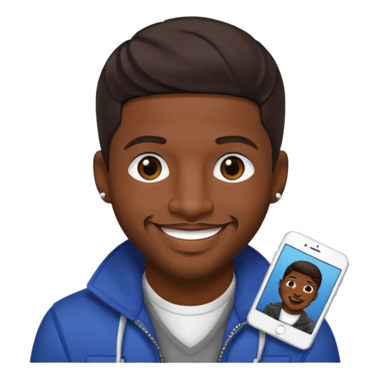 Stevie J, Record Producer (b.1973) with dark brown hair sticker