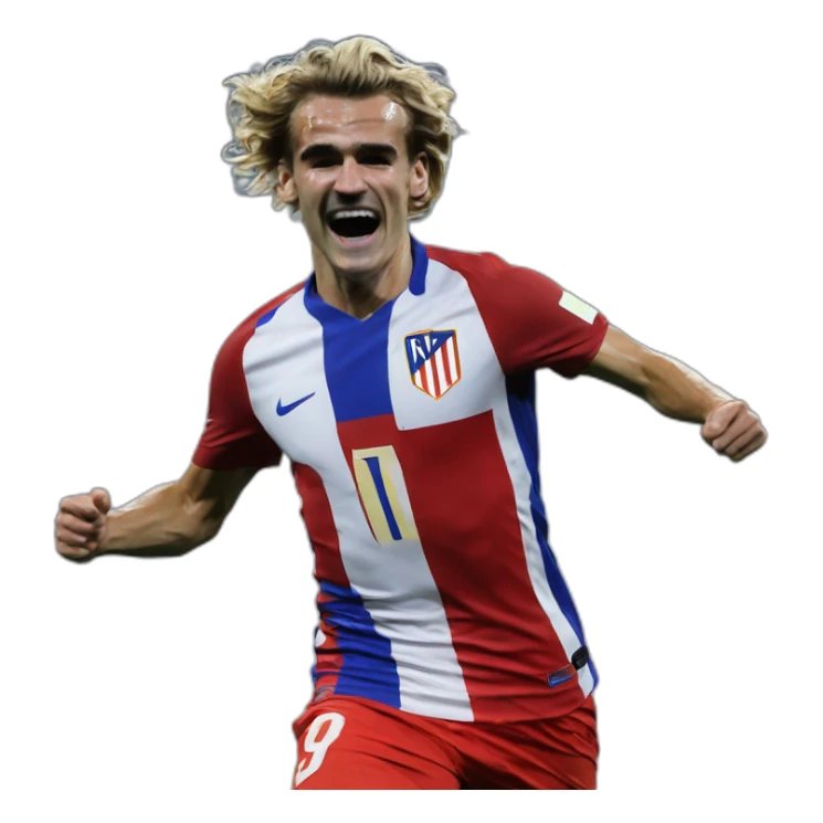 Griezmann qui célèbre un but en dansant sticker