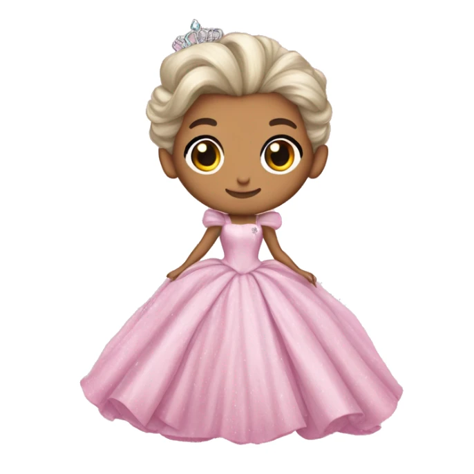 Ariana grande in glinda gown wicked pink sticker