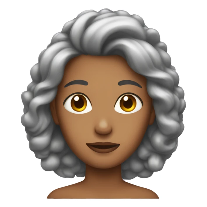 Woman with foils in her hair sticker