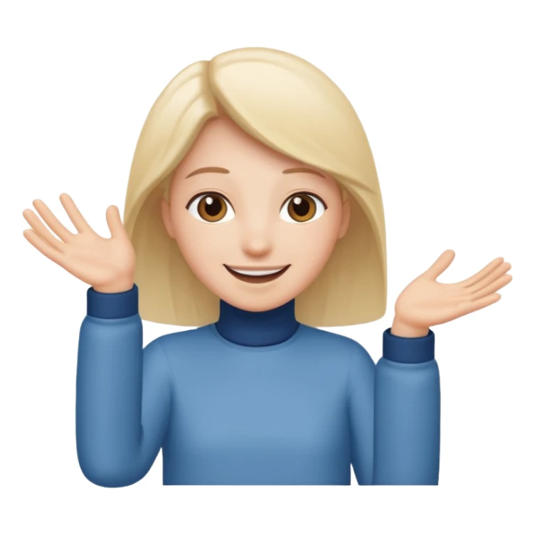 Emoji for cold outreaching to new people sticker