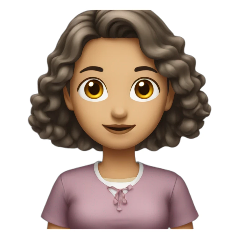 girl in skirt сидит на полу sticker