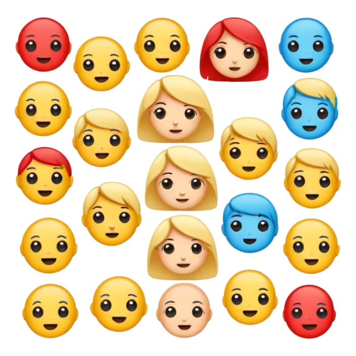 Cute cartoon sticker, simple flat design, bold outline, bright colors, chibi style, expressive face, minimal background, vector style, high contrast, emoji-like, transparent background, sticker pack style sticker