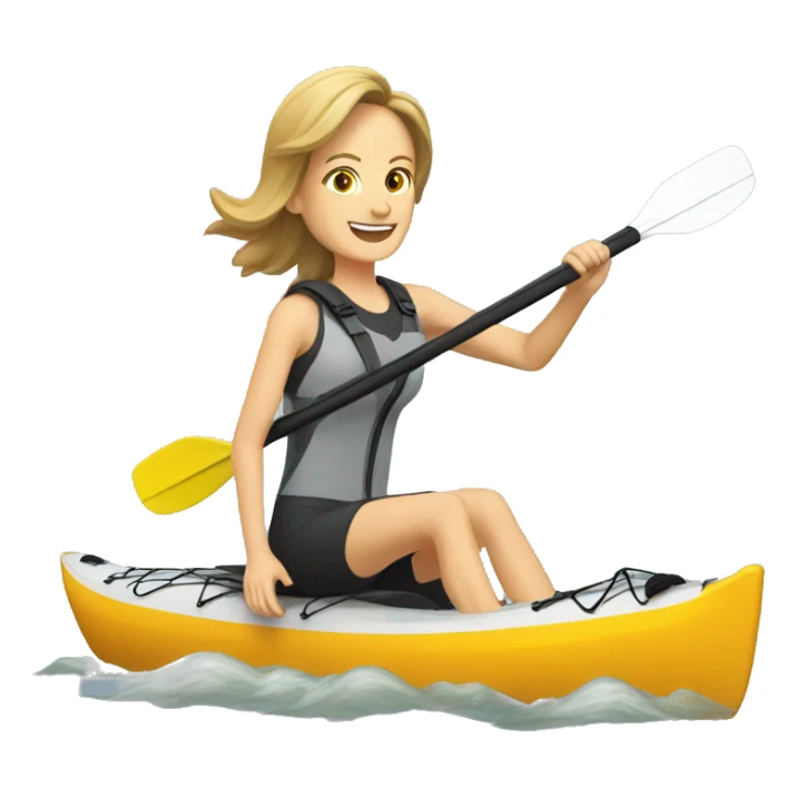 Helen Hunt and kayak sticker