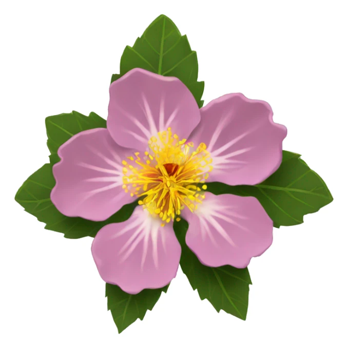 brown-eyed rock rose flower sticker