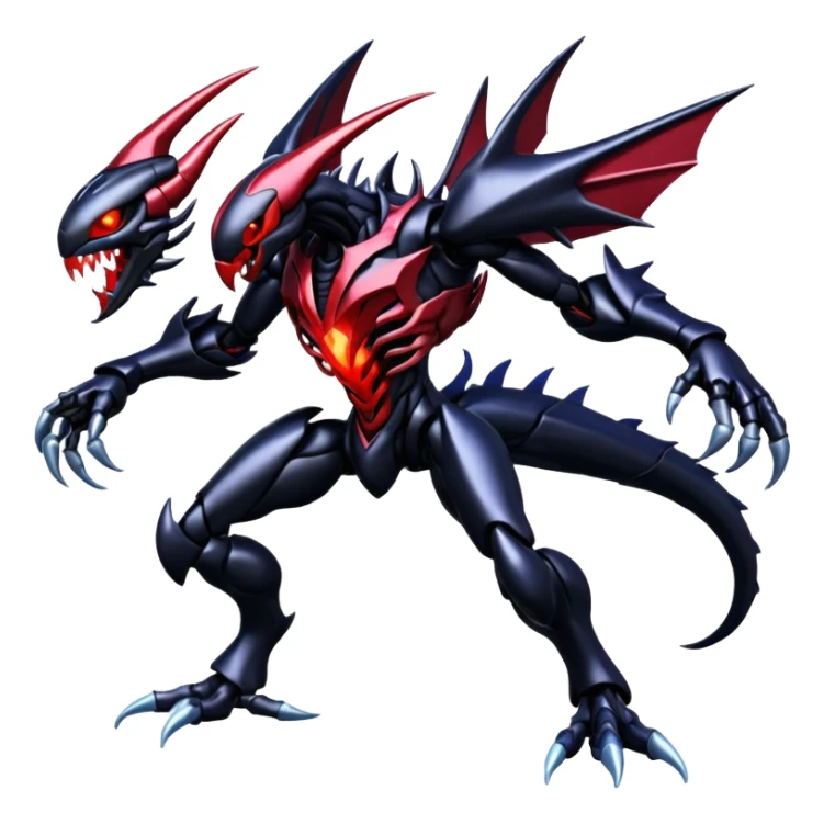 Venom-Cyberbug-Genesect-Zekrom-Darkrai-Scizor-fusion, full body sticker