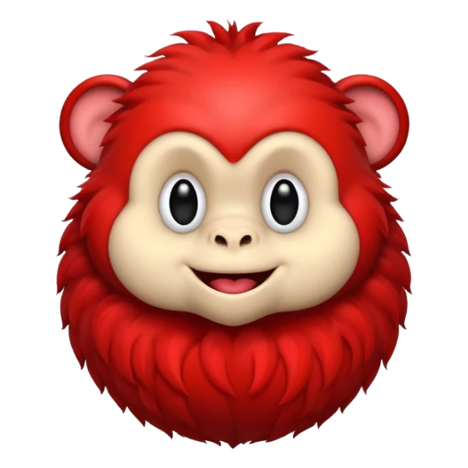 Create a mix of a lady bug and a monkey. Make it cute  sticker