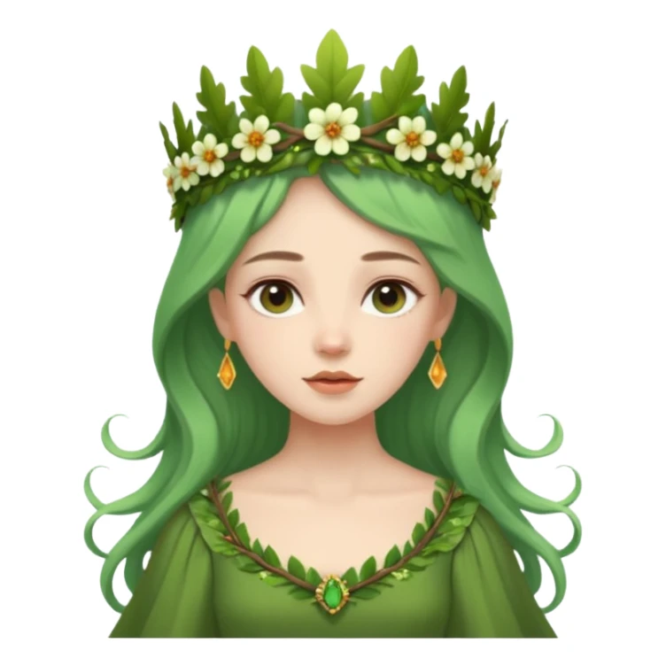 forest queen sticker