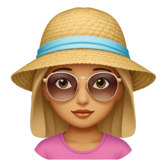 girl at the beach sticker