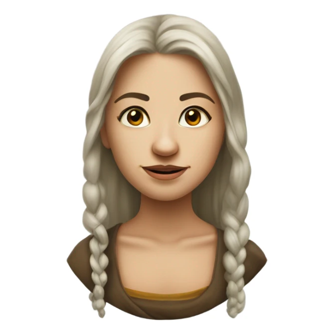 Munni näoga pilt sticker